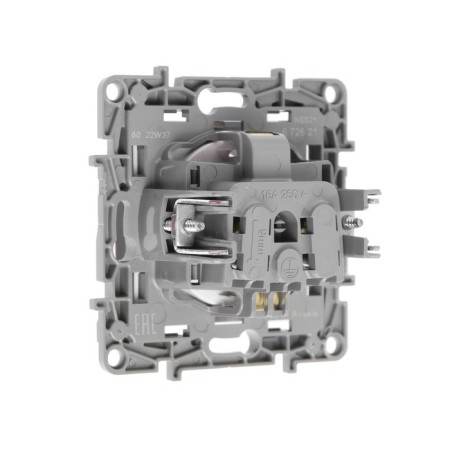 Rosette 1st Legrand Etika, C/Z, screw. terminals, 16A, 250 V, anthracite-1