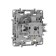 Rosette 1st Legrand Etika, C/Z, screw. terminals, 16A, 250 V, anthracite