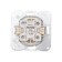 2-clat circuit breaker Kranz hidden installation, 10a, beige KR-78-0232