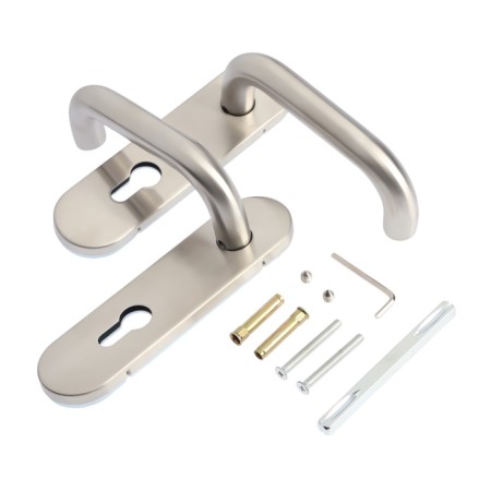 Lockland bar handles for fire castles, stainless steel-5
