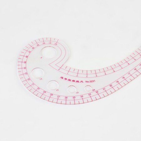 Portnovskoye metric "Snail", premium, 30 × 10.5 cm, thickness 1.5 mm, transparent color-2