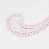 Portnovskoye metric "Snail", premium, 30 × 10.5 cm, thickness 1.5 mm, transparent color