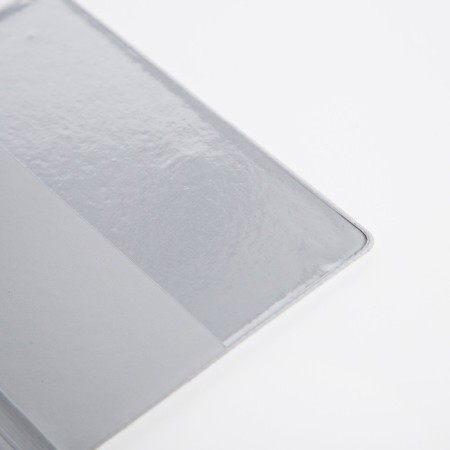 Cover for passport, silver color-5