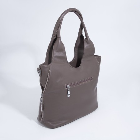 Love bag with lightning, brown color-2