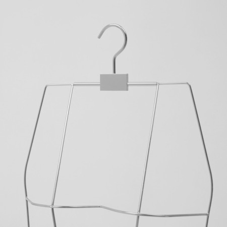 Contour hanger, girth 64 × 58 × 70 cm, metal, silver color-2