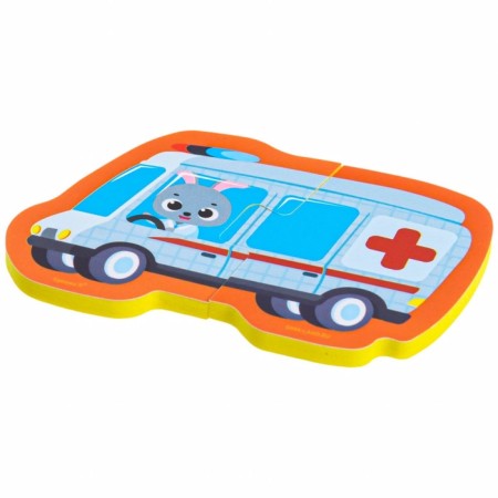 Soft puzzle for babies "Transport", 5 puzzles, crumb I-7