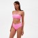 Female swimming trunks Minaku Brazilians, pink color, size 44