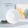 Plate porcelain deep shade White Label, 500 ml, d = 17.5 cm, white color