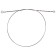 Land string steel yugana, diameter 0.4 mm, test 15 kg, 20 cm, 5 pcs.