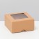 The box is folding, the lid is, with the window, craft, 10 x 10 x 5 cm