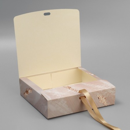 Gift folding box, packaging, "Present", 20 x 18 x 5 cm-2