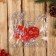 Christmas tree decoration "Deer in the jump - magic" 13x12 cm, transparent