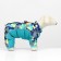 The jumpsuit printed with the lock on the back, size 12 (DS 25, OG 36, Osh 28 cm), turquoise