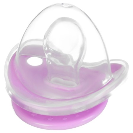 A dummy with a holder, orthodontic, from 0 months, in a container, species mix-20