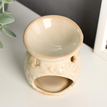 Aroma lamp ceramics "Triangles" mix 7.5x6.5x6.5 cm-3