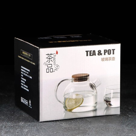 Hot teapot with glass sieve "Gorgon", 800 ml-2