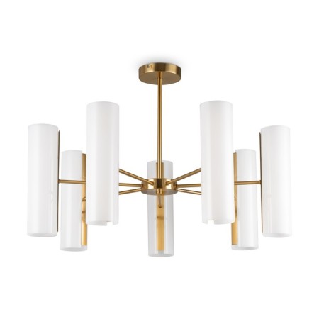 Freya FR5368CL-14BS FIRE, 435x355x320 mm ceiling lamp, E14, 14x40W, brass color-2