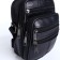 Male bag on lightning, long belt, black color