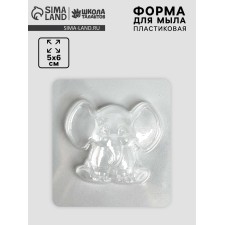 Plastic form for soap 