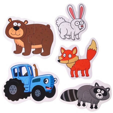 Maxi Puzzles "Blue Tractor: Forest Residents"-1