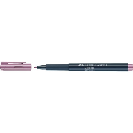 Marker for decorating Faber-Castell Metallics, purple metallic, bullet, 1.5 mm