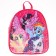 Baby backpack with bilateral sequins, 10 cm x 23 cm x 27 cm "Pinky Pie", My Little Pony