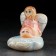 Souvenir "Angel on the Cloud", 6.5x6.5x5 cm, selenite