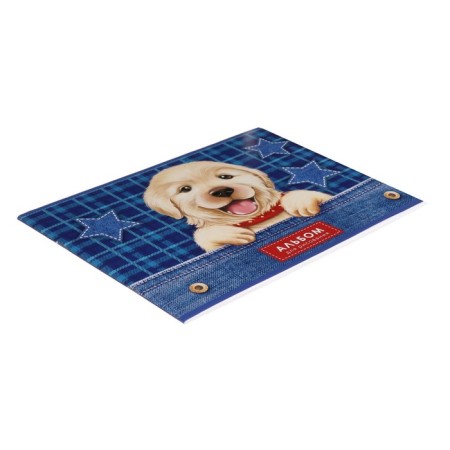 Album for drawing A4, 16 sheets on the clip "dog", cover coated cardboard, block 100 g/m2-1