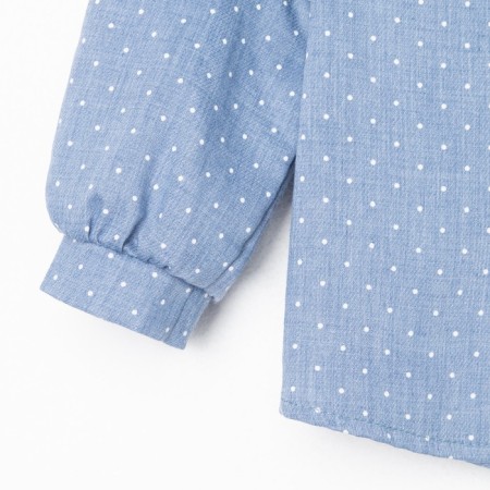 Children's shirt Minaku: Cotton Collection Blue Blue, Height 104-7