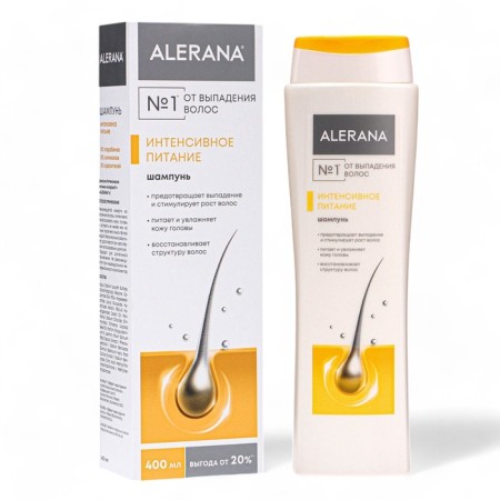 Aleran hair shampoo intense food, 400 ml