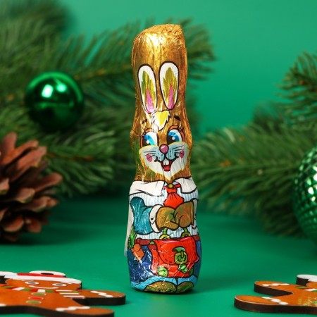 New Year. Chocolate figure "Rabbit", mix, 18 g-1