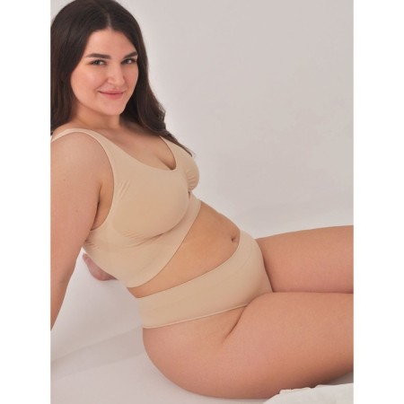 Panties Thong Women's String, size 54-56, bodily color