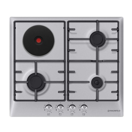 Maunfeld EEHS.64.3CS/KG hob, combined, 4 burners, silver