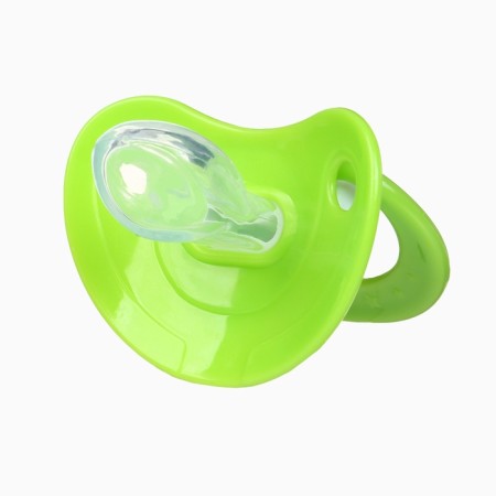 Dummy orthodontist., With a cap and a holder, from 0 months, the color is green / blue-10