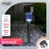 Garden lamp on the solar battery "Cylinder", 5.5 × 35 × 5.5 cm, 1 LED, glow white