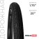 Tire 20 "X1.75" (HY-156) Dream Bike