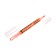 Textbook marker 0.5-3.5 mm Erichkrause Visioline V-16 zoom neon, bilateral, orange neon, water-based ink