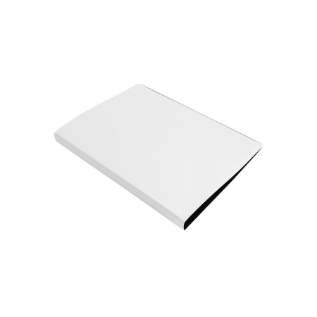 Folder with A4, 700 microns, 27 mm, calligrata deluxe, inner pocket, up to 180 sheets, milk / black