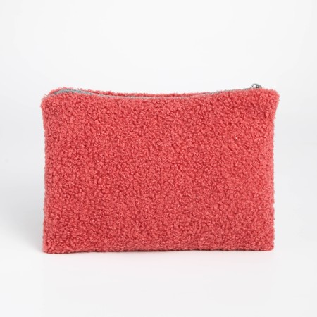 Lightning cosmetic bag, textura, pink color-2