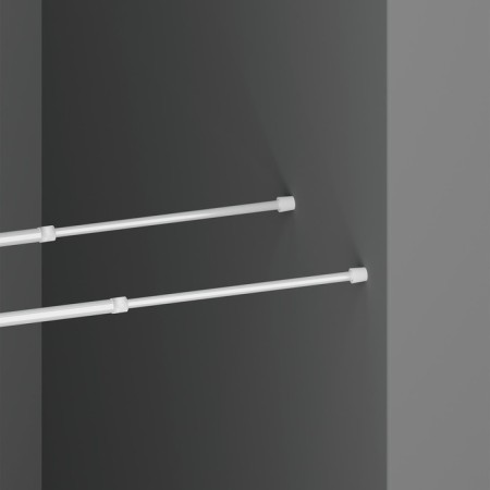 Set of universal cornices 40-65 cm, 2 pcs, white color-5
