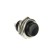 REXANT RWD-306, Metal, 220 V, 2A (2C), ON -OFF, D = 16.2, Black Black
