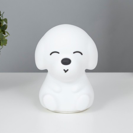 Night-mock "dog" LED from USB white 12x10x14 cm Risalux