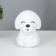 Night-mock "dog" LED from USB white 12x10x14 cm Risalux