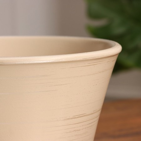 Flower pot "Messina" gray silver 1.4 liters-2