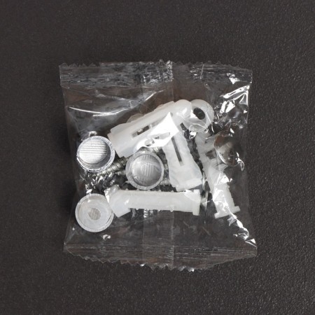 Foal shelf with a holder of towels, 5 moving hooks, 59.5 × 20.5 × 15 cm, aluminum-9
