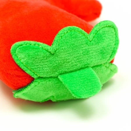 A toy for dogs "Chili pepper" with a squeak, 11 cm, red-3