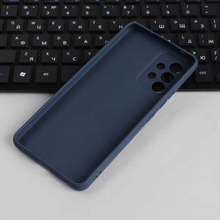 Pero cover for Samsung A53, silicone, blue-2