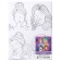 Picture on numbers on a subframe 30x40 cm, princesses