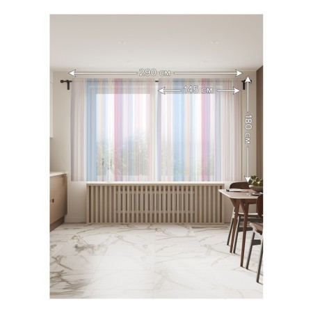 Photo "striped cold", size 145x180 cm, 2 pcs-1