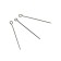 Pins with Globus's ears, 250 pcs., 30 mm